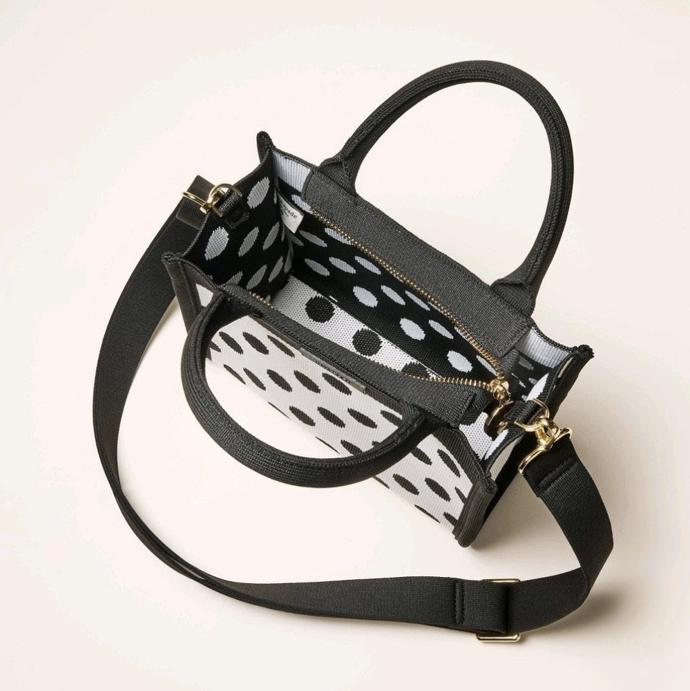 Kate Spade x Target Polka Dot Knit Crossbody Bag - Picture 3 of 8